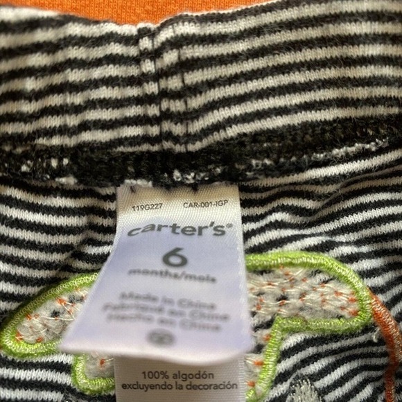 Carter's Pumpkin Halloween Outfit Size 6 Months‎ - Picture 4 of 8